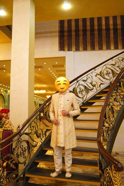 Faiza Saqlain  Groom sharwani