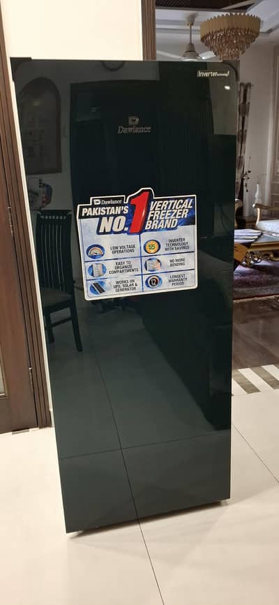Dawlance Glass Door Vertical Freezer