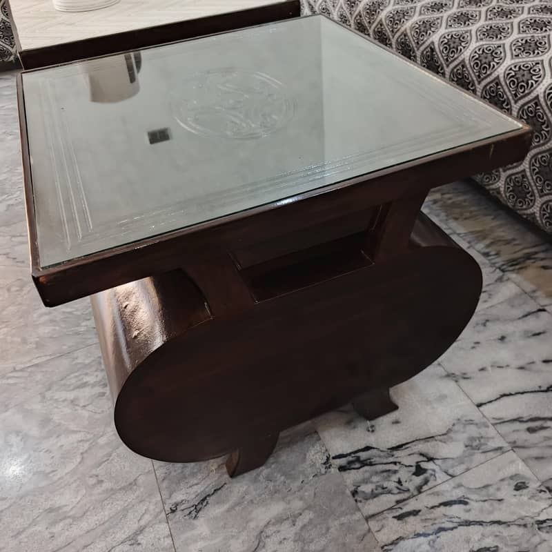 shehsham wood nesting Table set | coffee table | 3set center Table 6