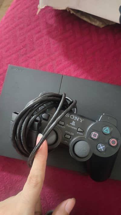 Sony PS2 Slim With Two Original Cotroller