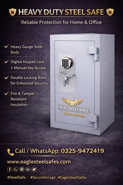 Rifle Safe Digital Locker Security Safe Gun Cabinet Steel Safe