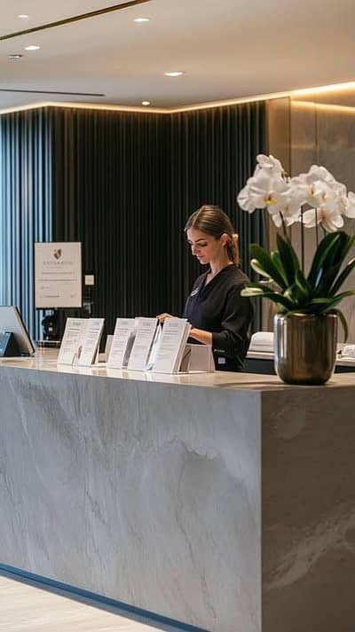 Female receptionist required in hotel