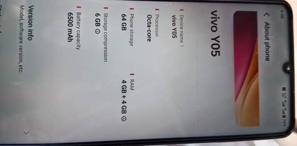 Vivo y05