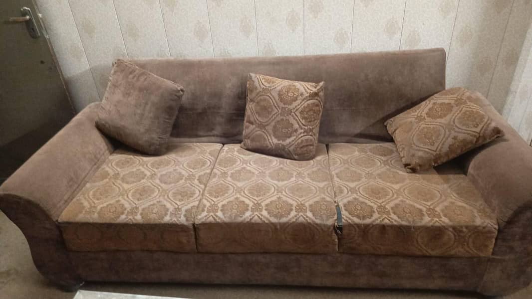 sofa set - brown 0
