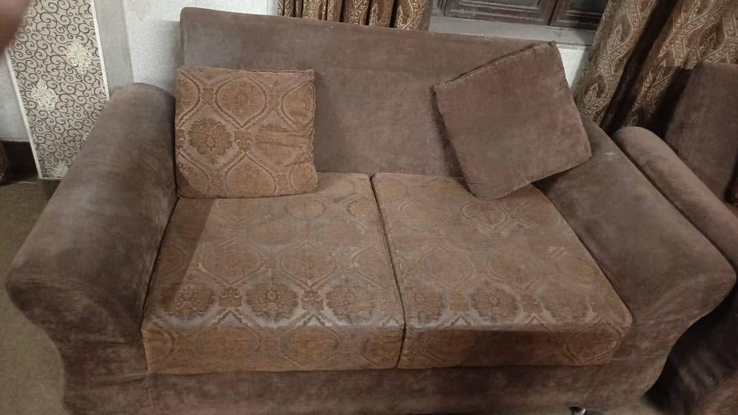sofa set - brown 1