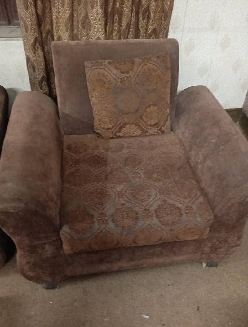 sofa set - brown 2