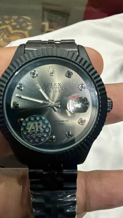 Rolex Style Men's Wrist Watch – Black | Excellent Condition