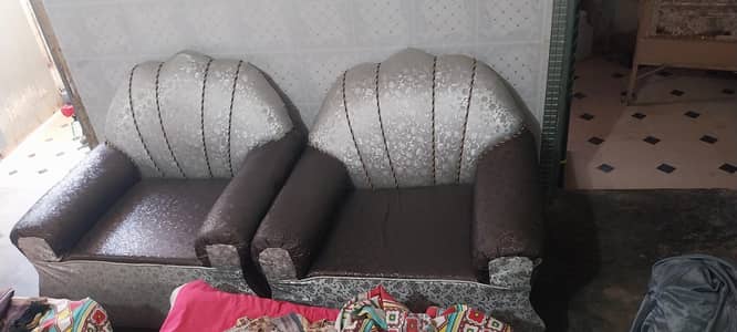 5 Seater Crown Design Sofa Set for Sale