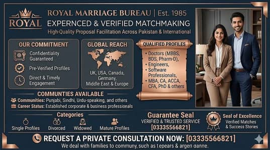 Marriage Bureau in Pakistan | Rishta Service | Verified Profiles