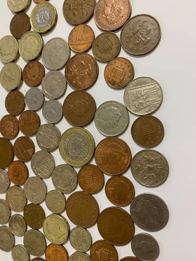 Old UK Coins Collection for Sale