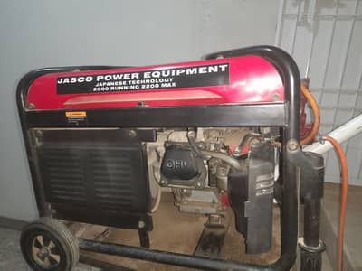 Slightly used almosr New Jasco Petrol and Gas 2.5 KVA Generator