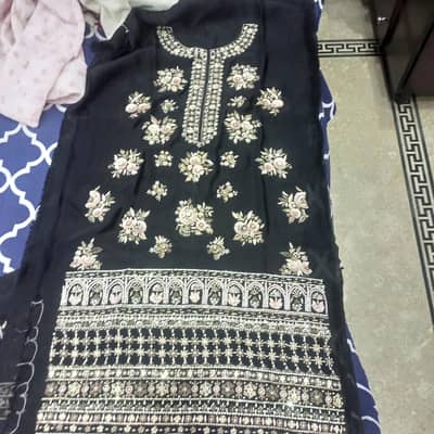 black  sheesha silk dress