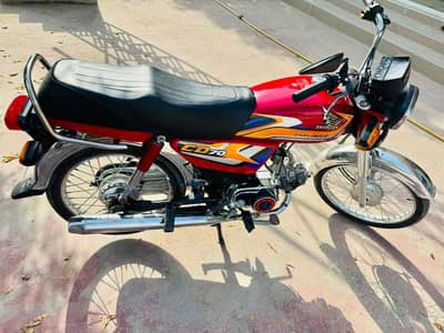 Honda CD model 2025 new condition urgent sale