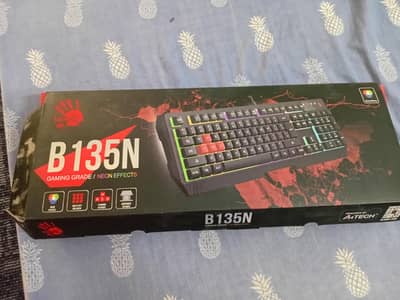 Gaming Keyboard  B135N Neon Effect RBG - Original Box and Accessories