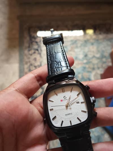Giulasai Watch for men with premium high quality leather strap