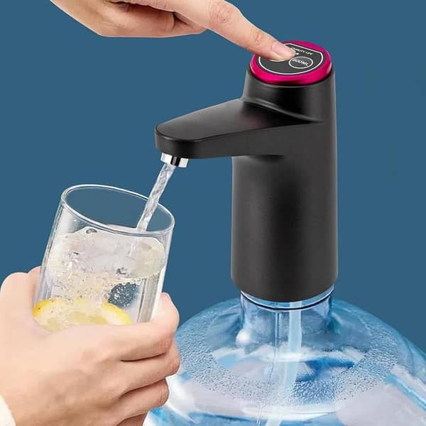 Water Dispenser Water Pump Rechargeable USB Two Modes Electric Water Dispenser Drinking Water Pump for Multiple Bucket Types white