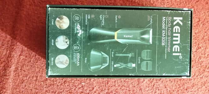 kemei body hair trimmer