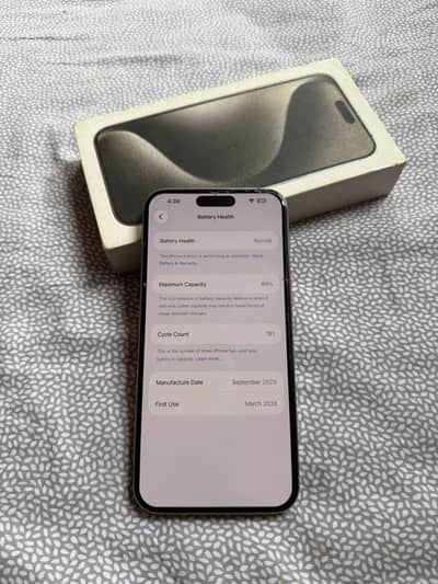 Apple iPhone 15 Pro Max Natural Titanium