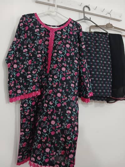 3pcs lawn suit