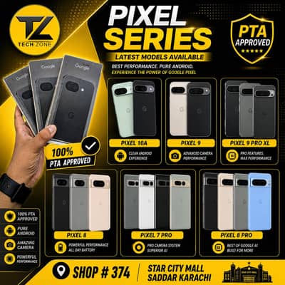 Google Pixel 10A | 9 | 9 Pro XL | 8 | 8 Pro | 7 Pro | Pta Approved