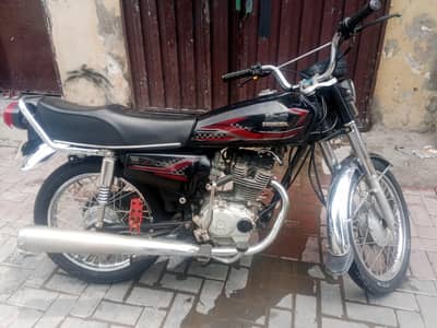 Honda Cg 125 2014 model converted into 2024