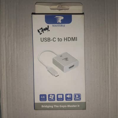 Master IT USB-C to HDMI Adapter | 4K Display | New