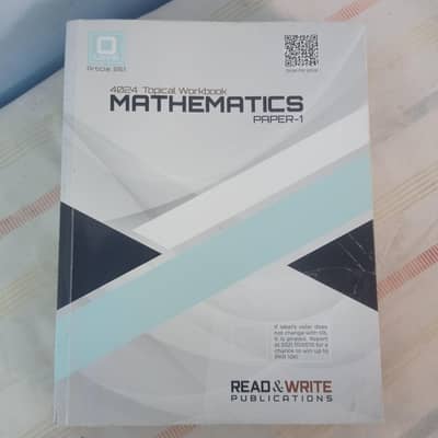 Read and write,4024 Topical workbook mathematics paper 1