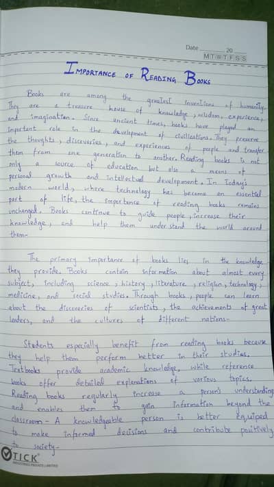 Assignment writing work