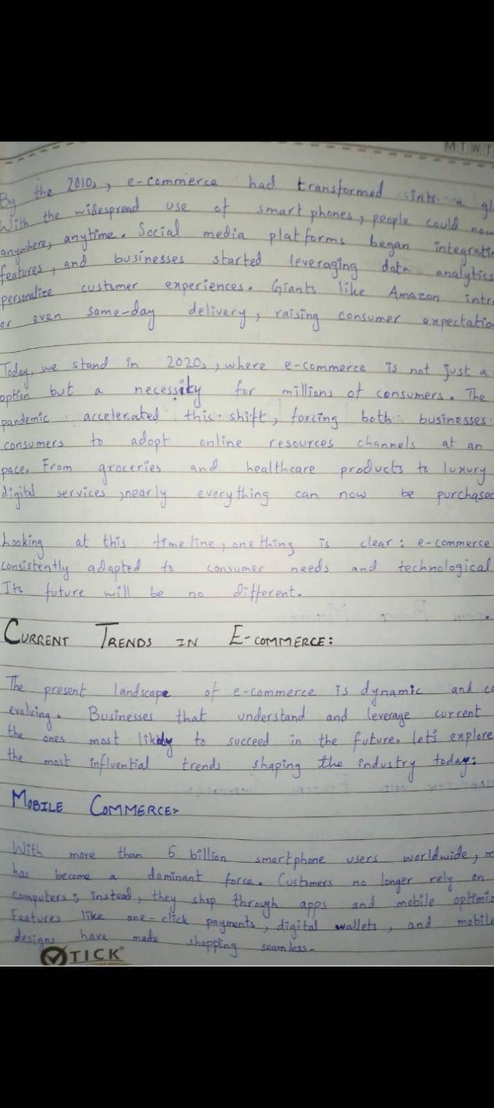 Assignment writing work 3