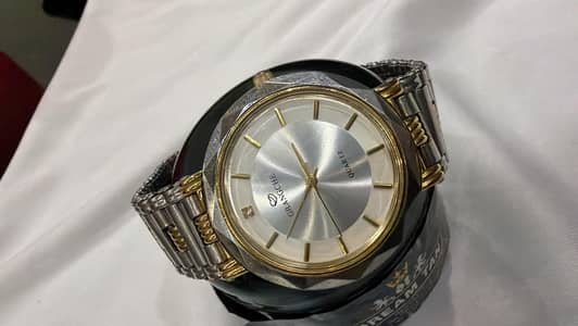Grenache Quartz Men's Watch – Silver & Gold Tone