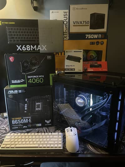 Ryzen 5-7500F Rtx 4060 Corsair gaming pc