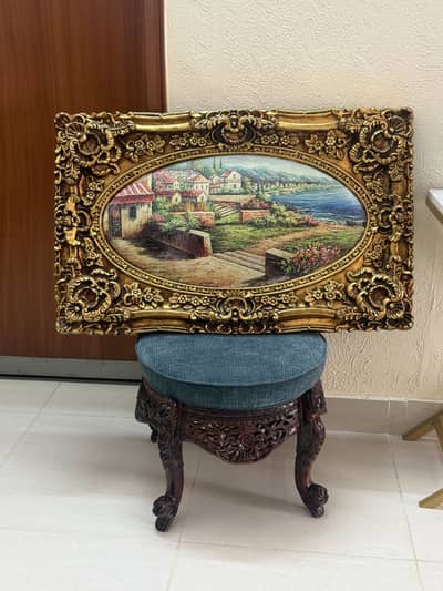 Gold Framed Paintings (Set of 2)