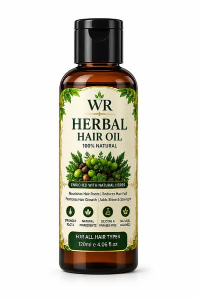 WR Herbal Hair Oil 120ml | Herbal Hair Growth Oil | Hair Fall Care