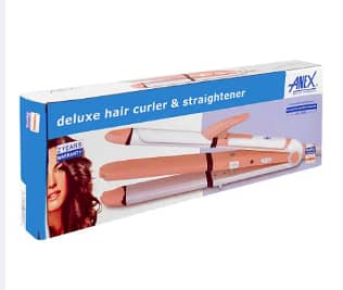 Anex Deluxe Hair Curler & Straightener, AG-7038, 90W, 220-240V