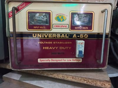 Universal Stabalizer 30 thousand,  Gree AC evaporator, sony tv 20k,