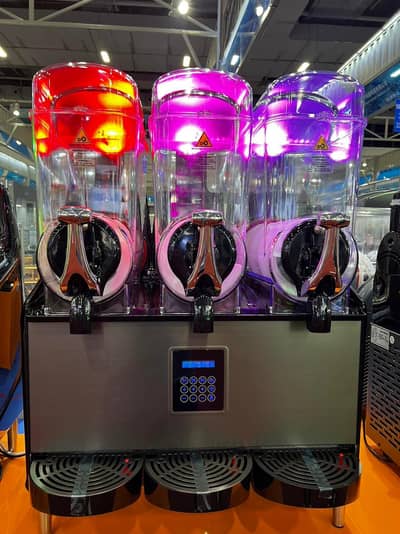 slush machine used new/ coffee machine/ pizza oven/ snowflake machine