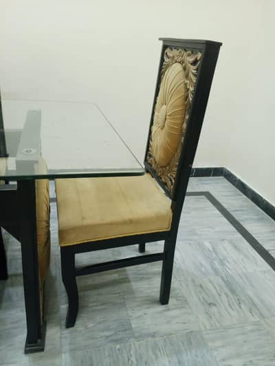 Dining table and chairs