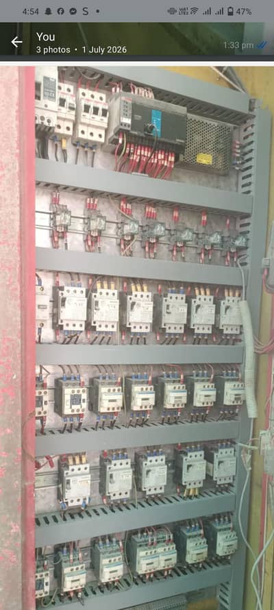 Heavy Duty Industrial Control Panel with Siemens Contactors & Relays