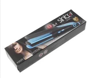 Sinbo SHD-7048 2-in-1 Hair Straightener and Crimper (Ceramic Coating)
