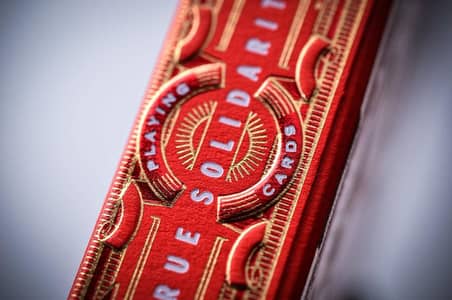 Playing Cards Inferno Violet And Solidarity Loving Red Edition