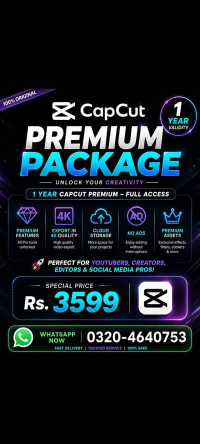 Cap cut package