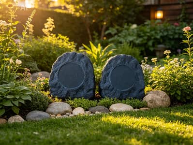 Outdoor Rock Speaker (Grey Slate)