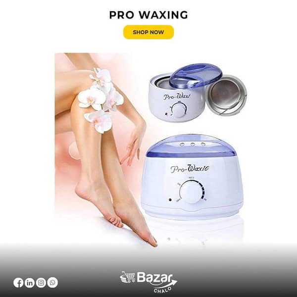 Original pro wax 100 PRO-WAX100 Professional Hair Removal Wax Heater & Wax Warmer Machine 100 Watts. .
