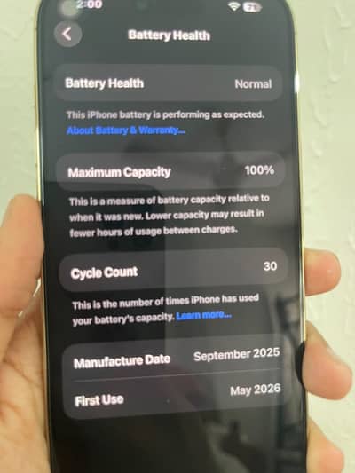 Apple iPhone 17 Air all new just use of 2 month