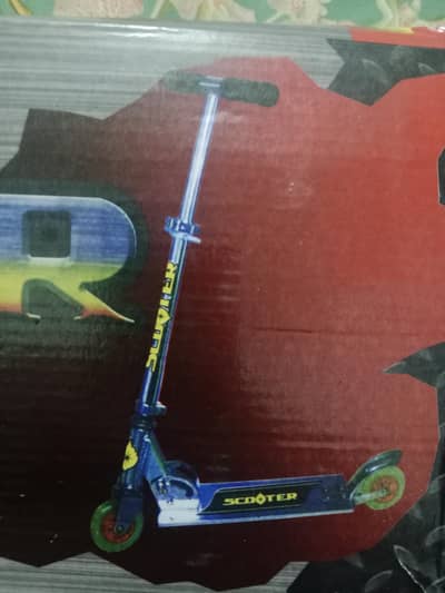 in green color kids Scooty available