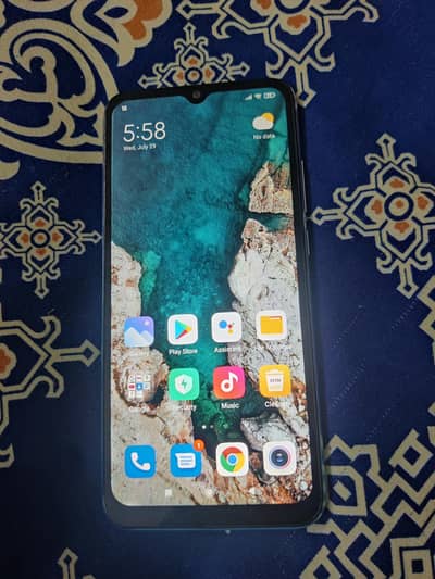 Redmi 9A 6/128 5000 mah betry good betry timing good condition