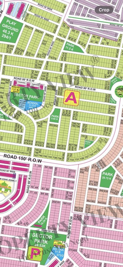 1 Kanal Corner Plot for Sale Prism Sector A | Direct Approach | Near Park & Mosque
