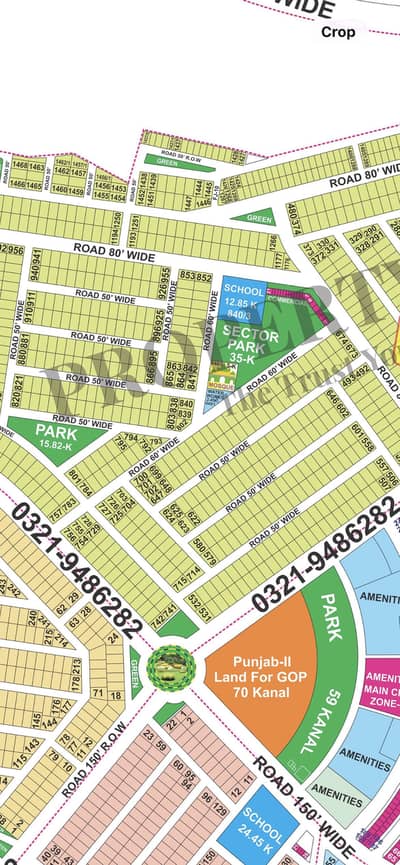 1 Kanal Pair Prism Block F | Direct Approach | Near 35 Kanal Park & Mosque | Hot Location