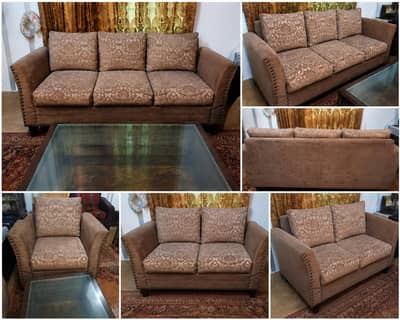 6-Seater Sofa Set for Sale – Good Condition