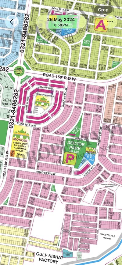 1 Kanal Corner Plot Ideal Location | Near Sheikh Zayed Mosque & Zone 1 Commercial